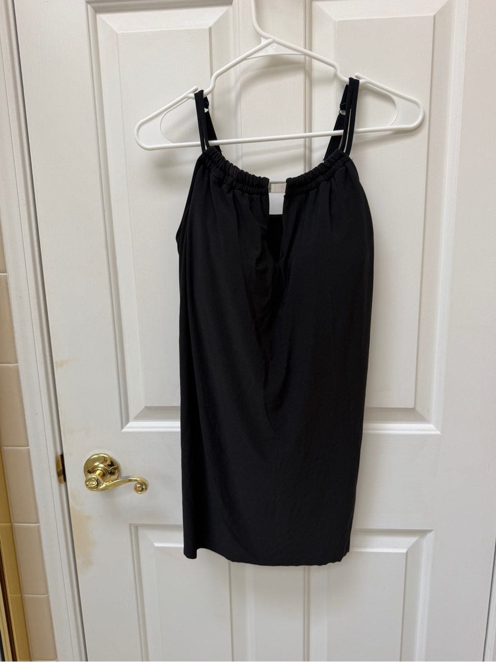 🩷 NWOT Black One-Piece Swimdress- Never Worn. Size Large by Aqua Green